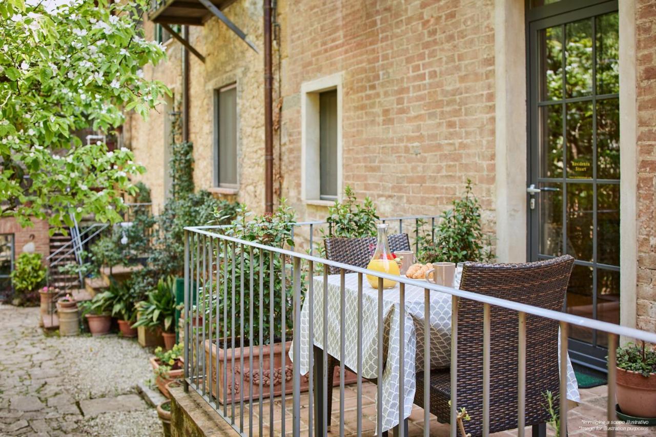 شقة Residenza Stuart - La Casa Nido Nest House - Dimora Storica Montepulciano Stazione المظهر الخارجي الصورة